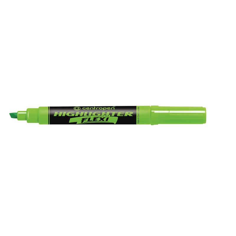 Маркер CENTROPEN Fax 8542/04 FLEXI 1-4,6 мм клиноподіб.зелений